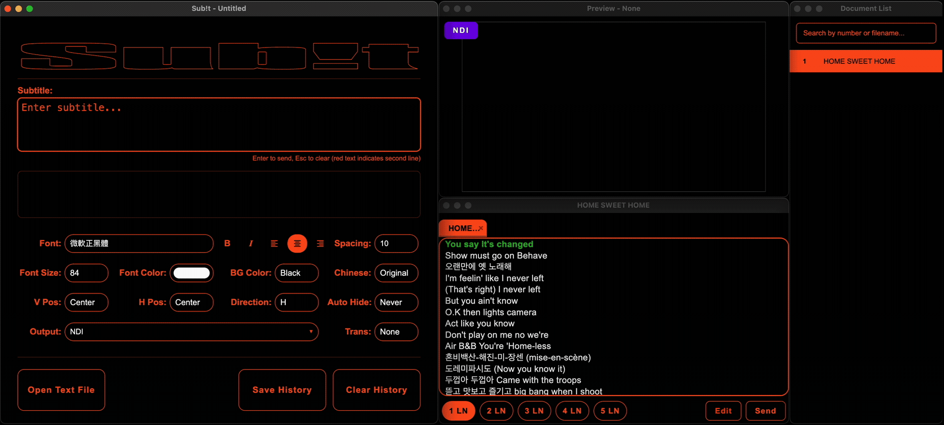 Multi-Language Subtitle Display Demo